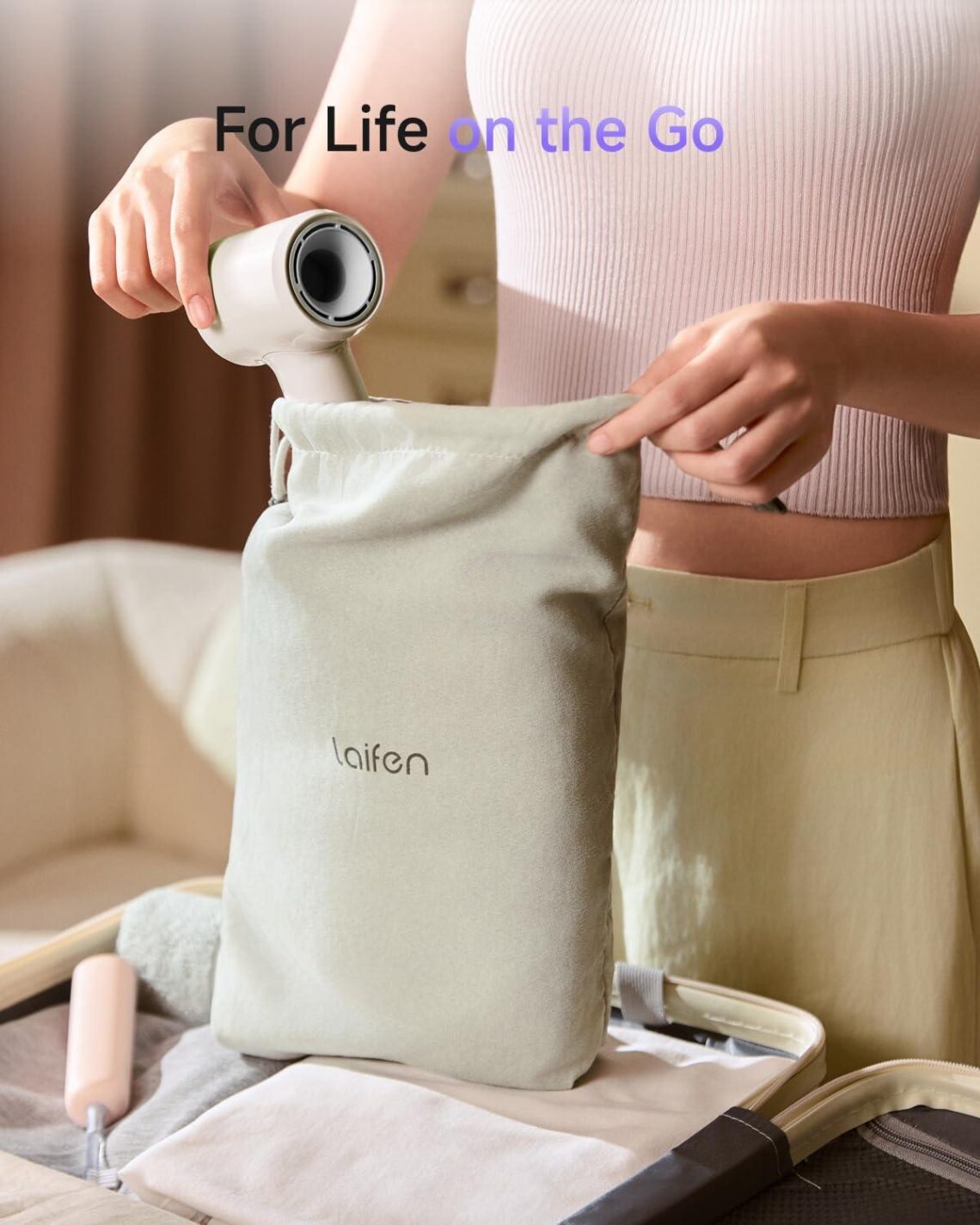 Best Hair Dryers – Laifen Air Hair Dryer, Lightweight and Compact, Fast 15× Drying with 110,000 RPM Motor for Women, Milktea Review