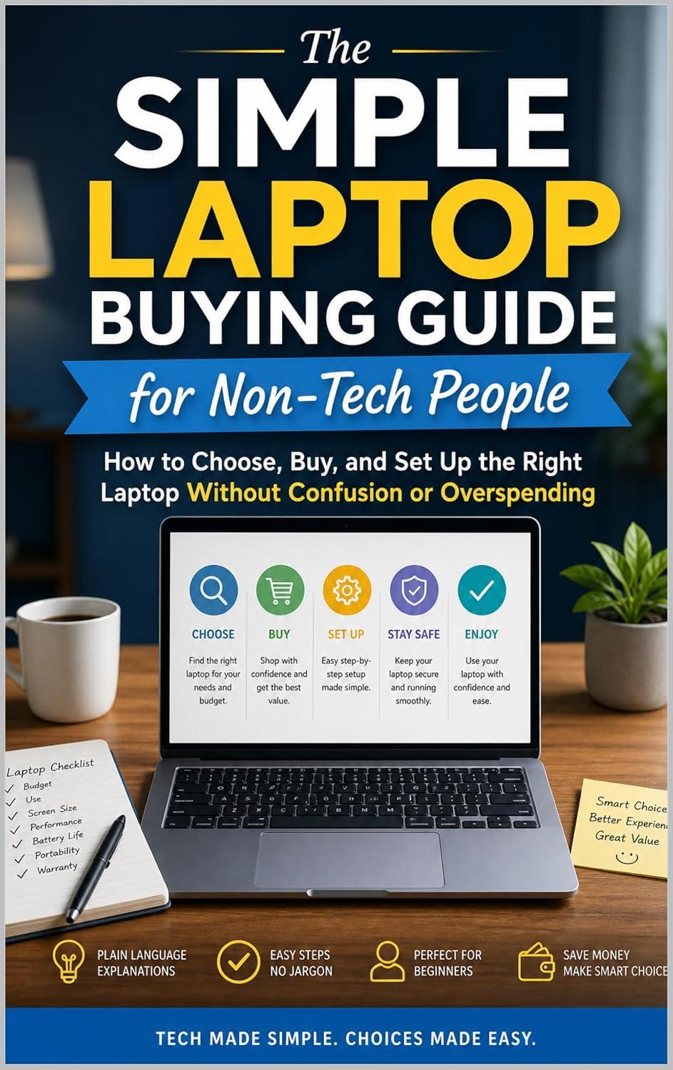 Best Laptop – The Simple Laptop Buying Guide for Non-Tech People: How to Choose, Buy, and Set Up the Right Laptop Without Confusion or Overspending