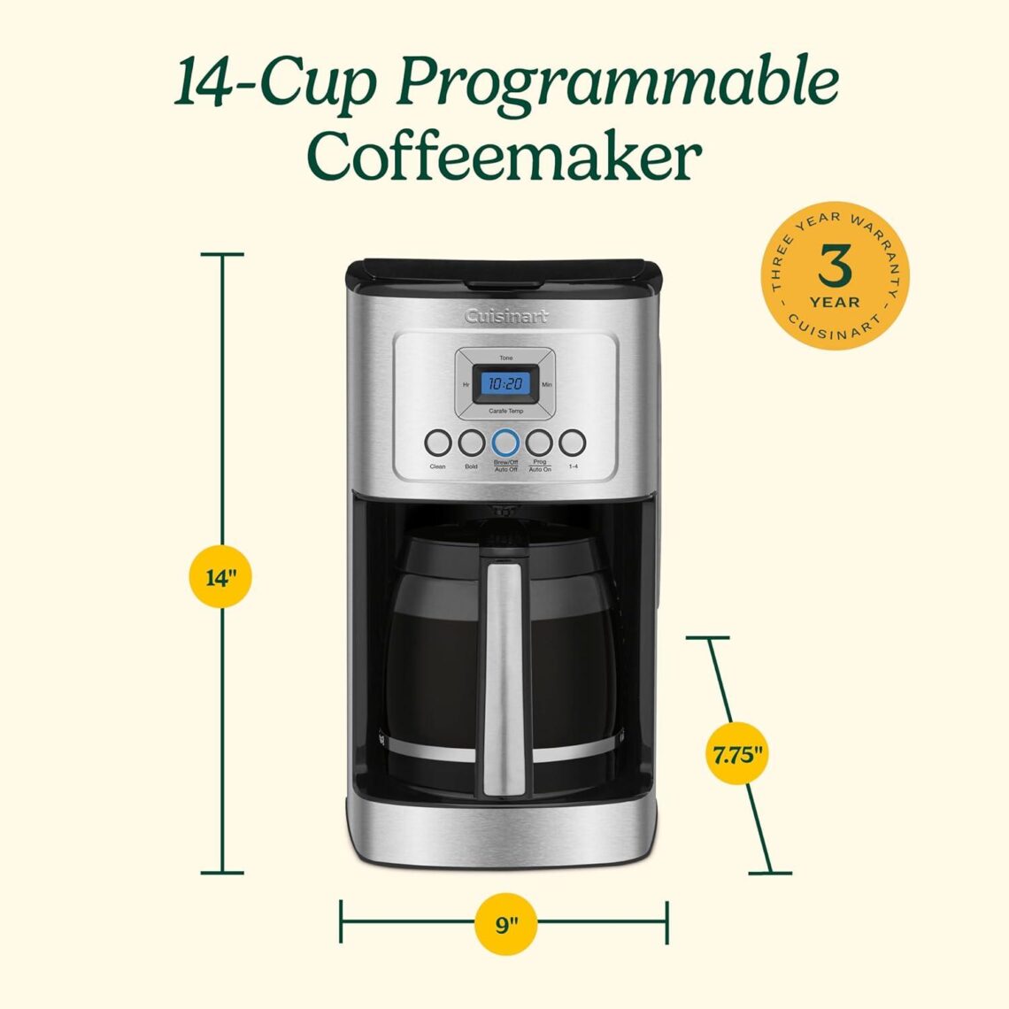 Best Coffee Maker – Cuisinart 14-Cup Programmable PerfecTemp Review