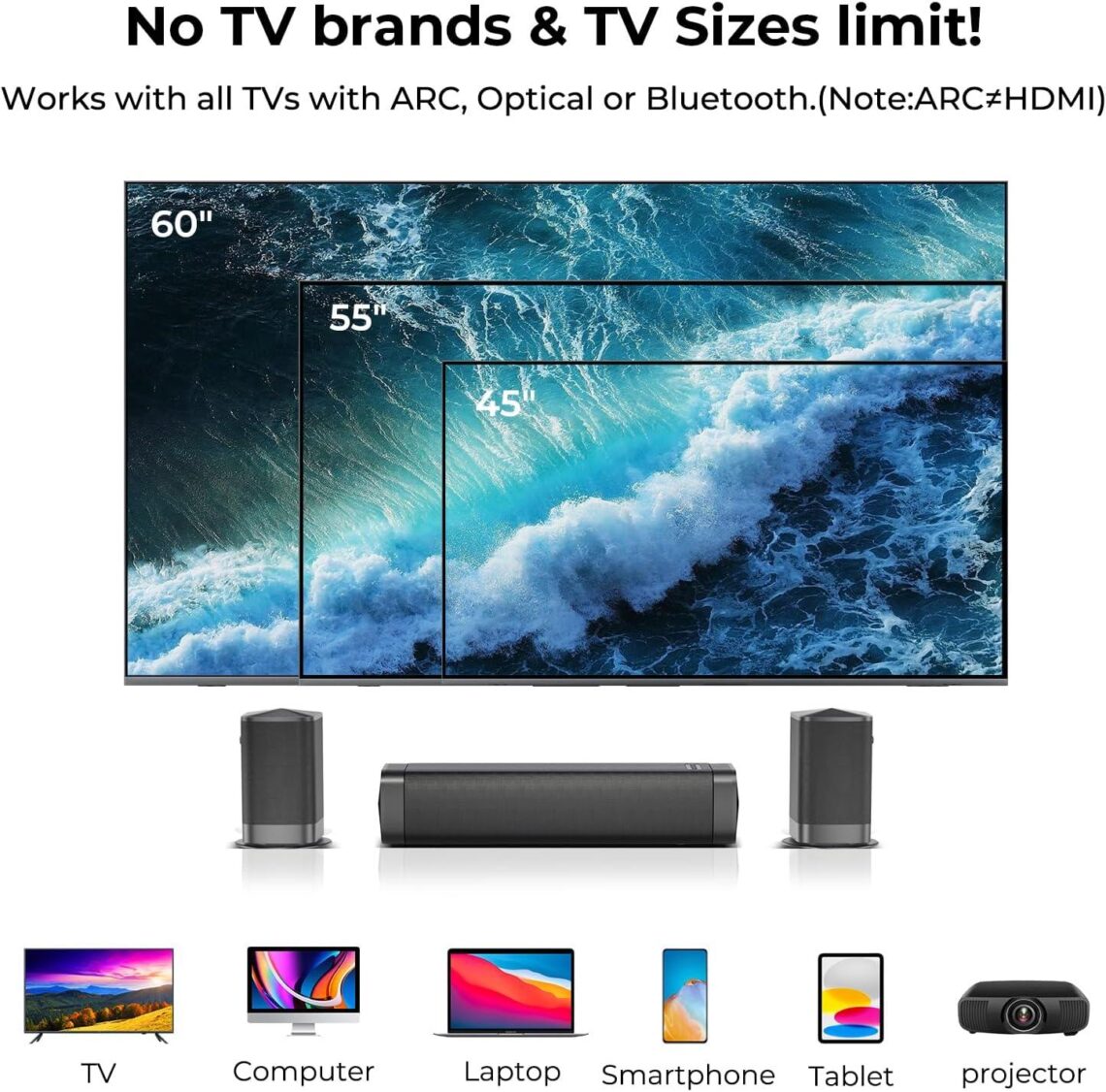 Best Home Theater Sound Bar – Dolby Digital Plus, 110W, Bluetooth Review