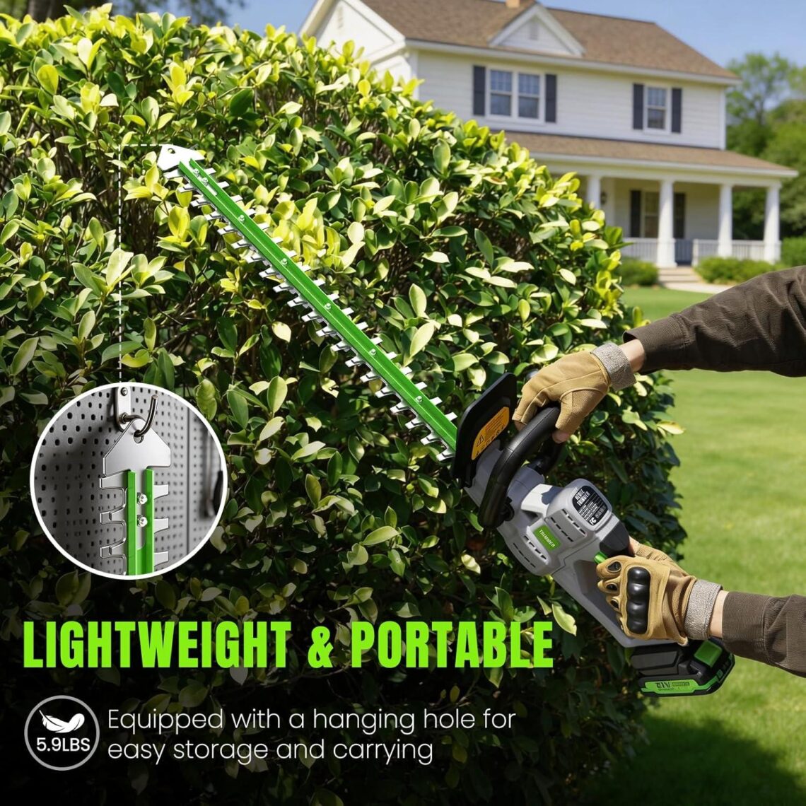 Best Garden Power Tools – Cordless 22″ Hedge Trimmer Review