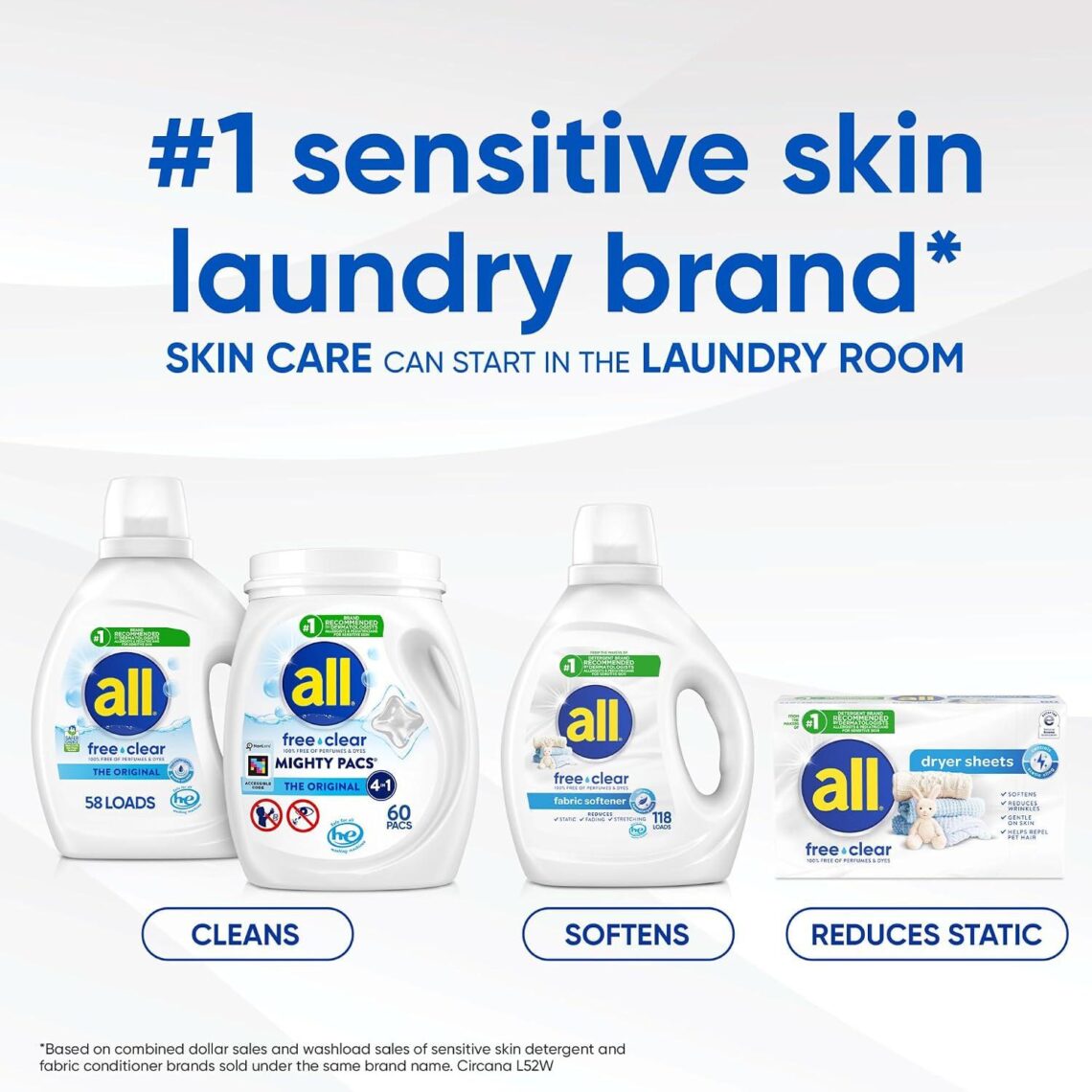 Best Laundry Detergent – all Liquid Free Clear, 118 Ounce, 94 Loads Review