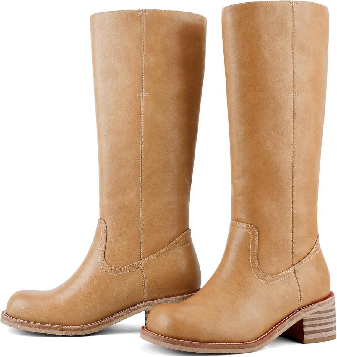 Best Women’s Knee High Boots – UBWDU Chunky Block Heel Long Boots Review