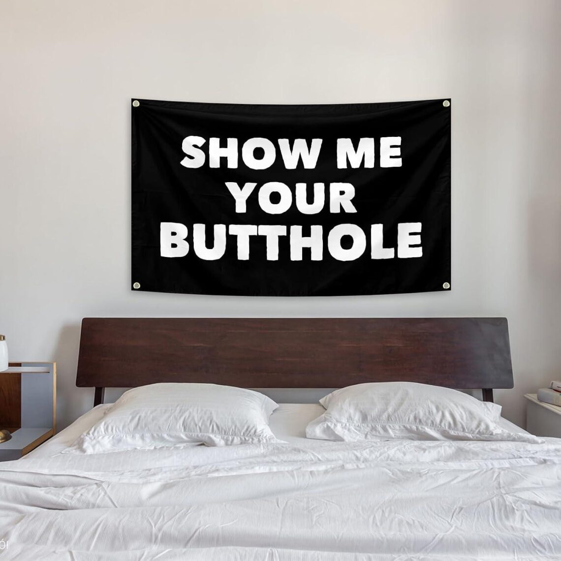Best Party Wall Decor – Show Me Your Butthole Funny Flag 3×5 Ft Review