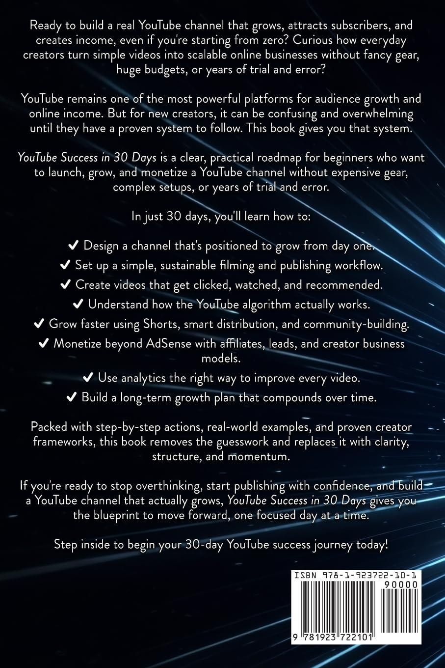 Best YouTube Growth Strategy – YouTube Success in 30 Days – A Beginner’s Step-by-Step Blueprint to Build an Audience, Create Viral Content, and Make Money Online