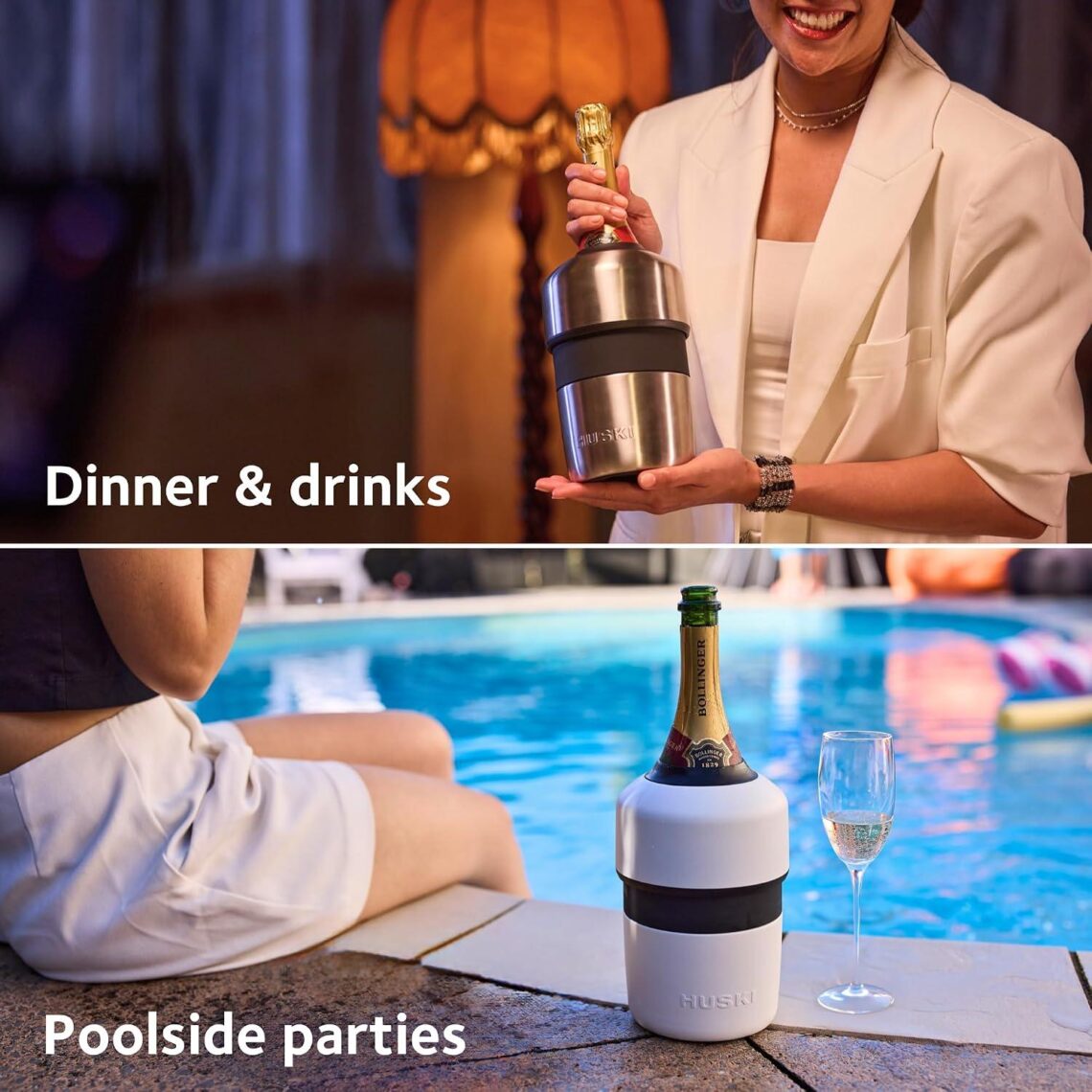 Best Champagne Cooler – Huski Iceless Chiller | Keeps Wine Cold up to 6 Hours Review
