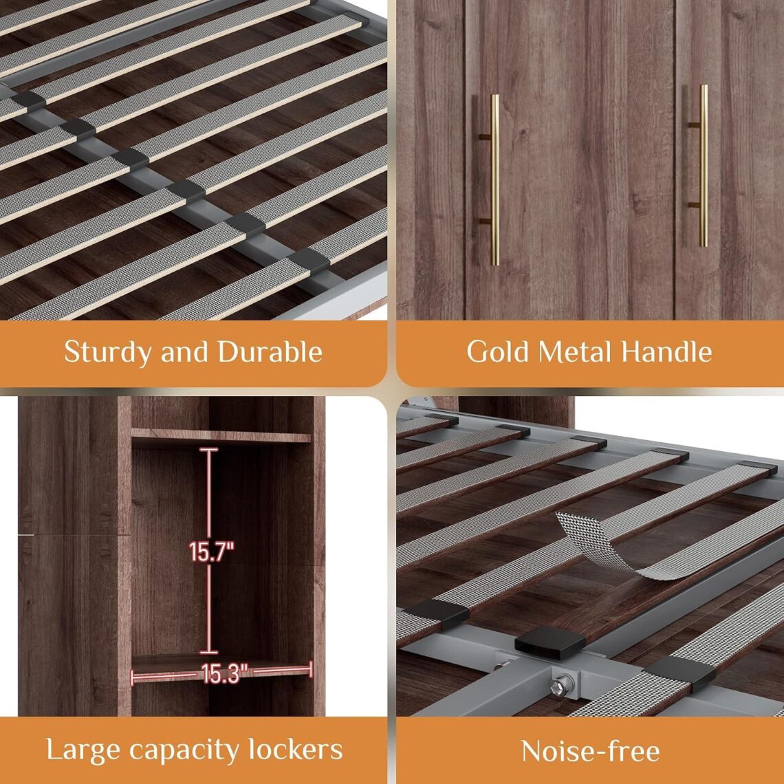 Best Space Saving Murphy Bed – Queen with 2 Cabinets and Shelves Review