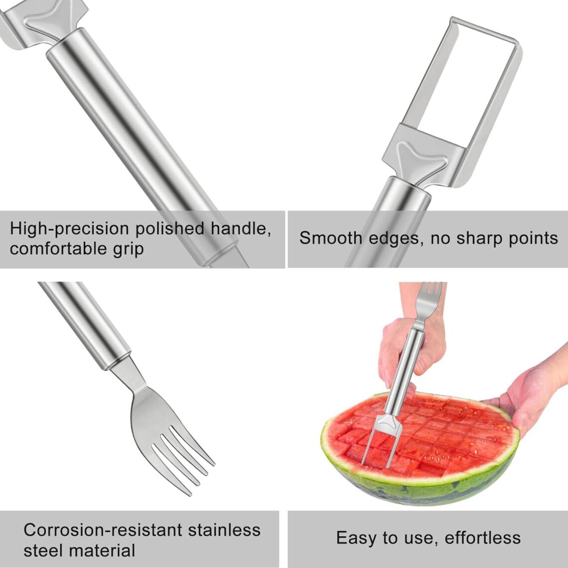 Best Fruit Cutter Tool – 2-in-1 Watermelon Slicer & Fork Review