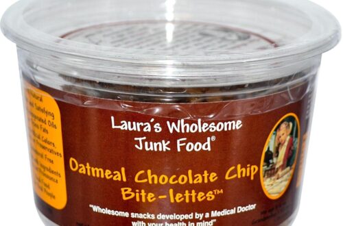 Best Healthy Cookies – Laura’s Wholesome Junk Food Cookie, Oatmeal Choc Chip, 7 Ounce