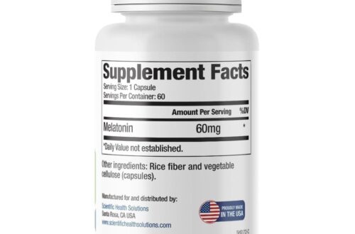 Best Sleep Aid – Melatonin 60mg | Vegan, Non-GMO & Gluten-Free Review