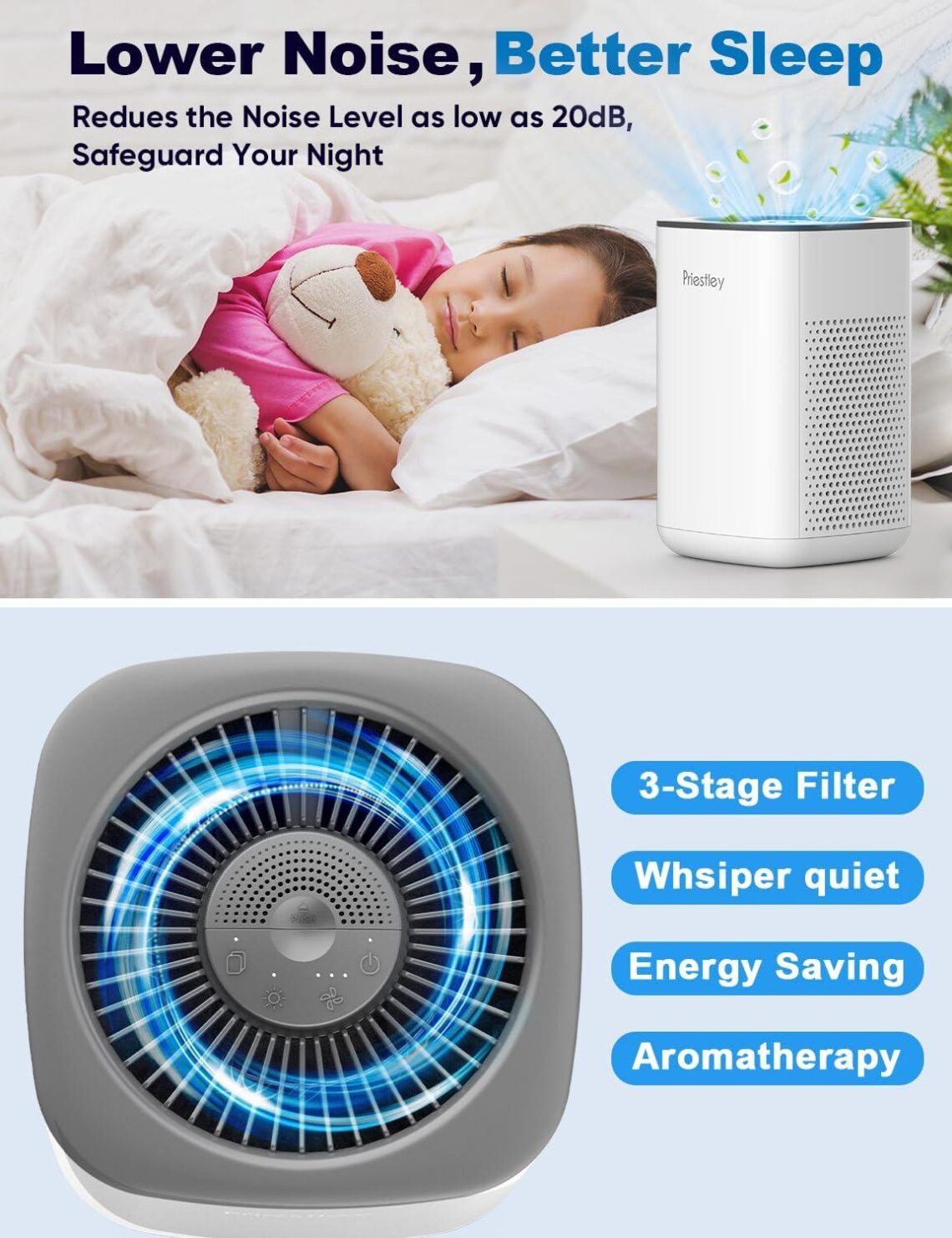 Best Air Purifiers – Priestley Small Home Bedroom Office Review