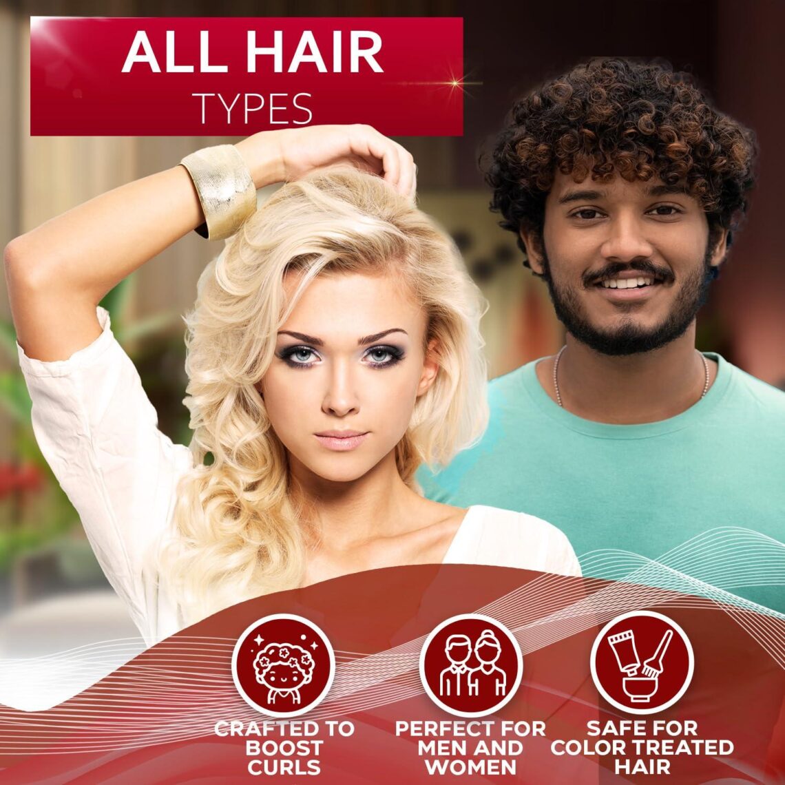 Best Curly Hair Shampoo and Conditioner Set – Moisturizing, Safe for Color Locks Review