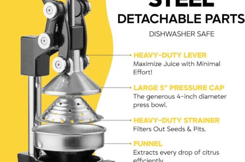 Best Commercial Citrus Juicer – Eurolux Heavy-Duty Cast Iron Press Review
