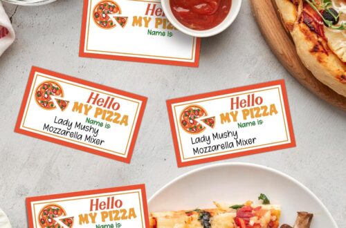 Best Party Game Sets – What is Your Pizza Name Game Cards, Fun Pizza Party Games for Boys Girls Review