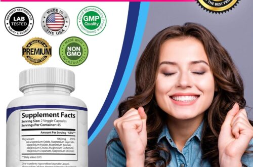 Best Magnesium Supplement – 8-Elemental 1000mg for Bones & Energy