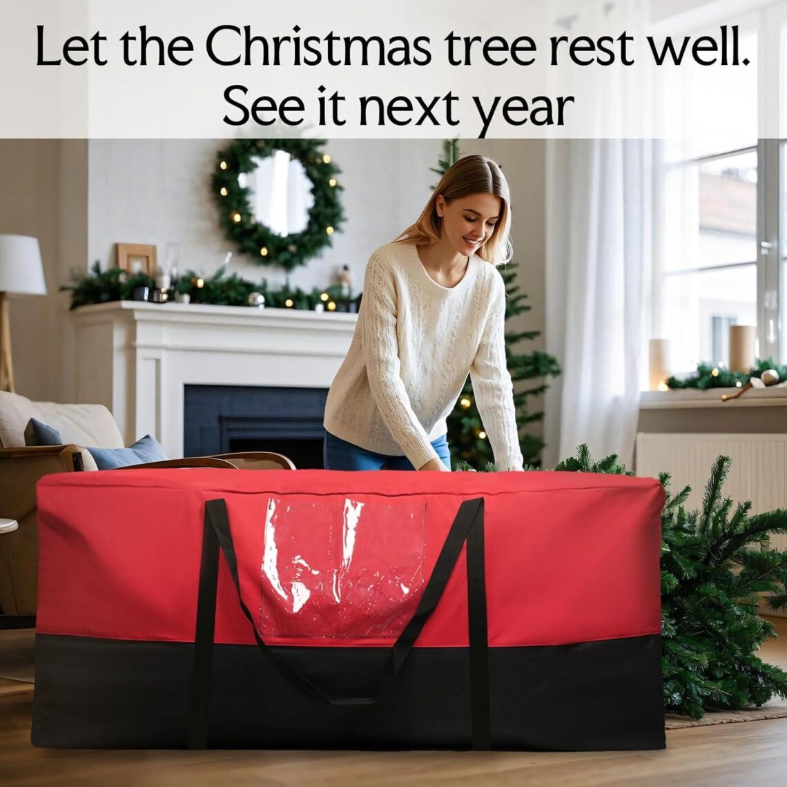 Best Christmas Tree Storage Bag – 10 Ft Waterproof Oxford dust/moisture-proof Review