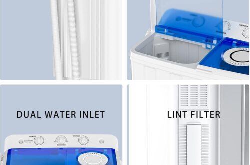 Best Portable Laundry Machine – Auertech Twin Tub Washer for Dorms & RVs