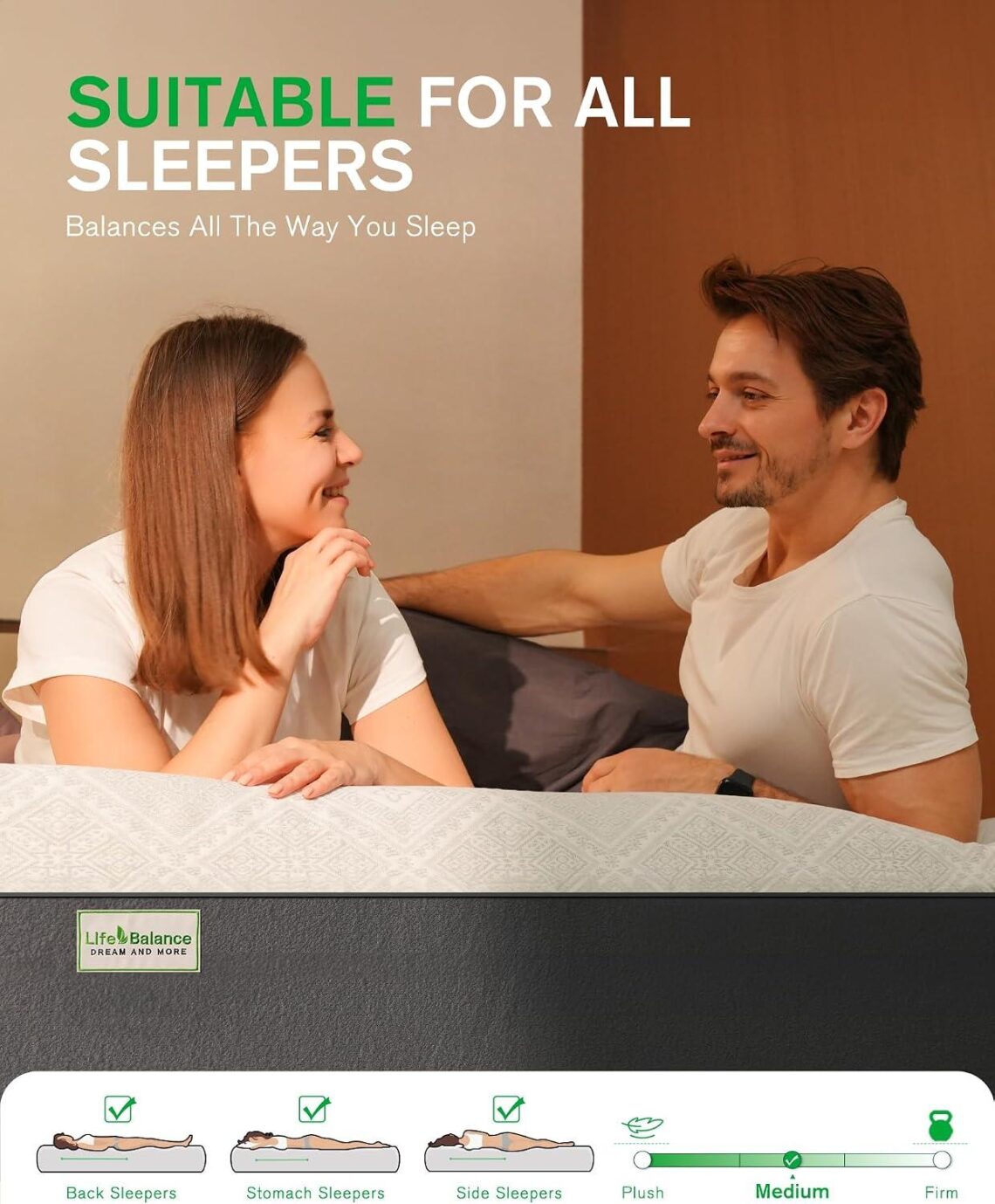 Best Queen Mattress – 12 Inch Cooling Gel Memory Foam for Pressure Relief