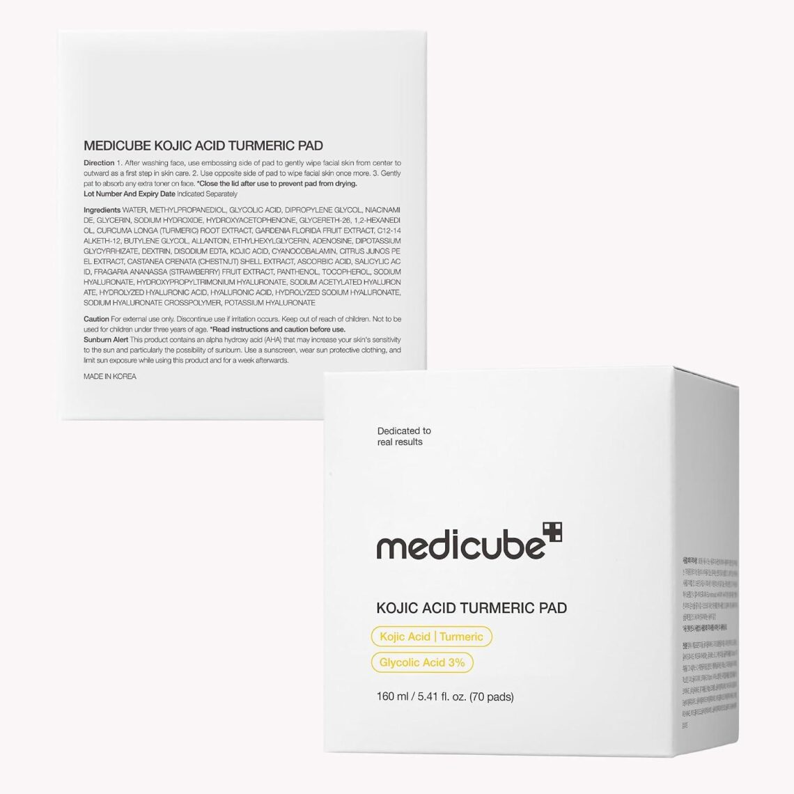 Best Skincare – medicube Kojic Acid Turmeric Clarifying Toner Pads Review