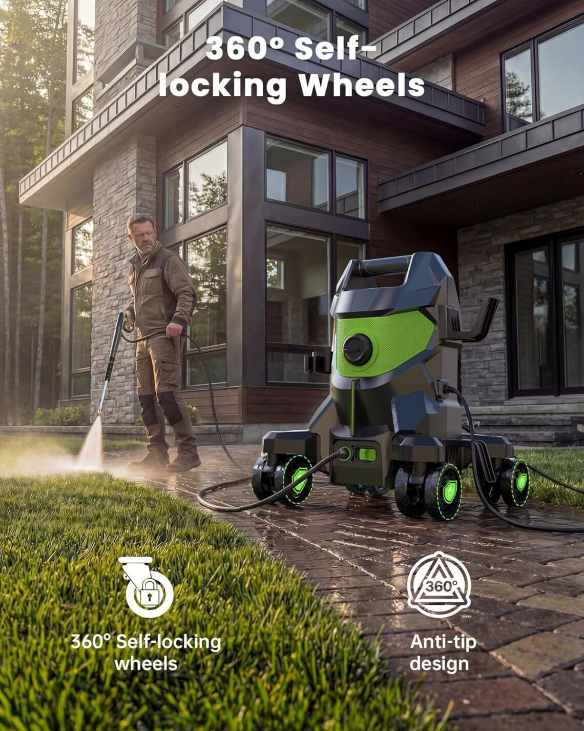 Best Pressure Washer – 5000PSI, 3.0GPM, Foam Cannon, Quick Connect Nozzles Review