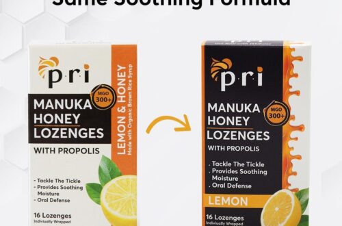 Best Throat Lozenges – P.R.I Manuka Honey with Propolis, Lemon Menthol Review