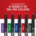 Best Writing Supplies – Sharpie S-Gel Pens, Medium Point (0.7mm), Black Ink – Ideal for Note-Taking, Journaling, Drawing