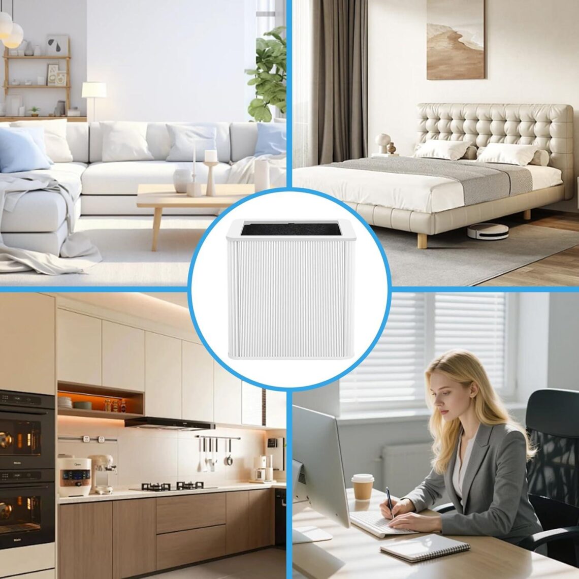 Best Air Purifier Filters – (2-Pack) 211+ Replacement Compatible with Blueair 211+ Review