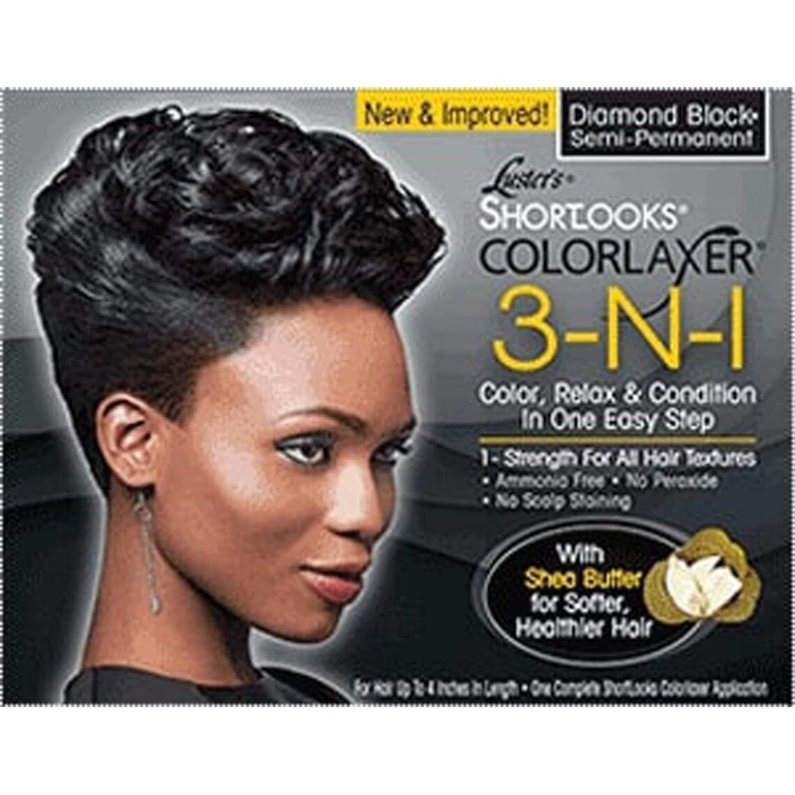 Best Hair Relaxer – Luster’s Shortlooks Color Relaxer 3-n-1 Diamond Black Review