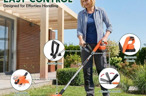 Best Yard Tool – 21V Cordless String Trimmer Electric Weed Eater Edger | 12″ Lightweight Grass Trimmer with Battery and Charger Review