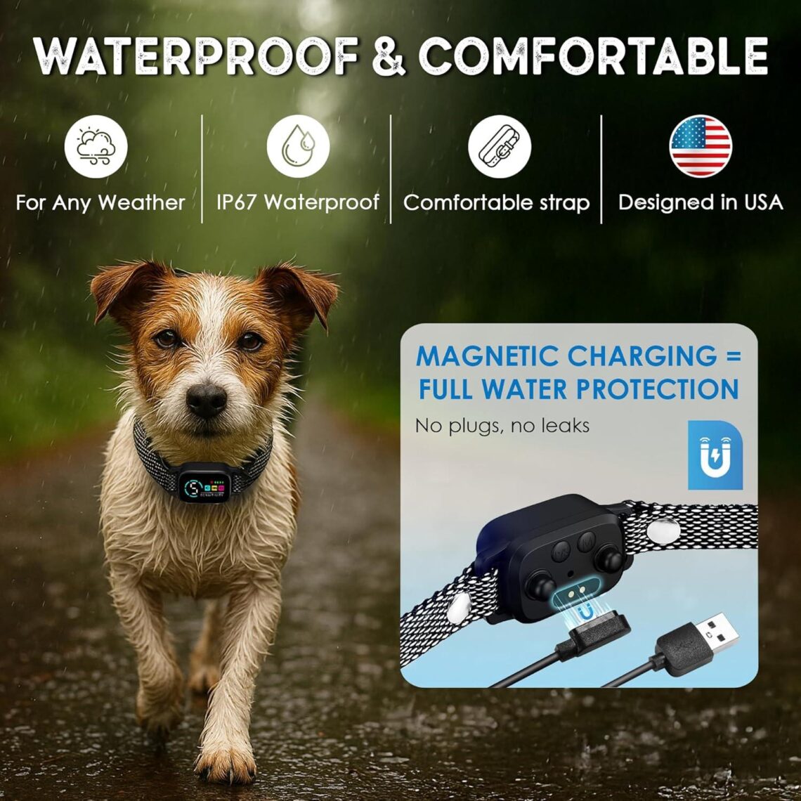 Best Bark Collars for Small Dogs 8-40 Ibs – Humane, No Shock Review