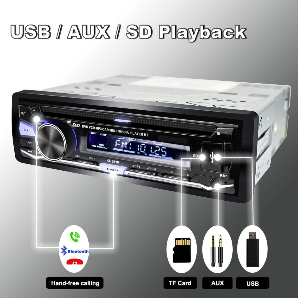Best Car Stereo – Single Din with CD/DVD Player | Bluetooth | Radio Review