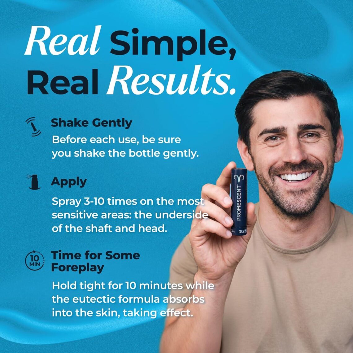 Best Men’s Delay Spray – Promescent Clinically Proven to Help You Last Longer in Bed – Better Sensation & Prolong Climax, 2.6 ml Review
