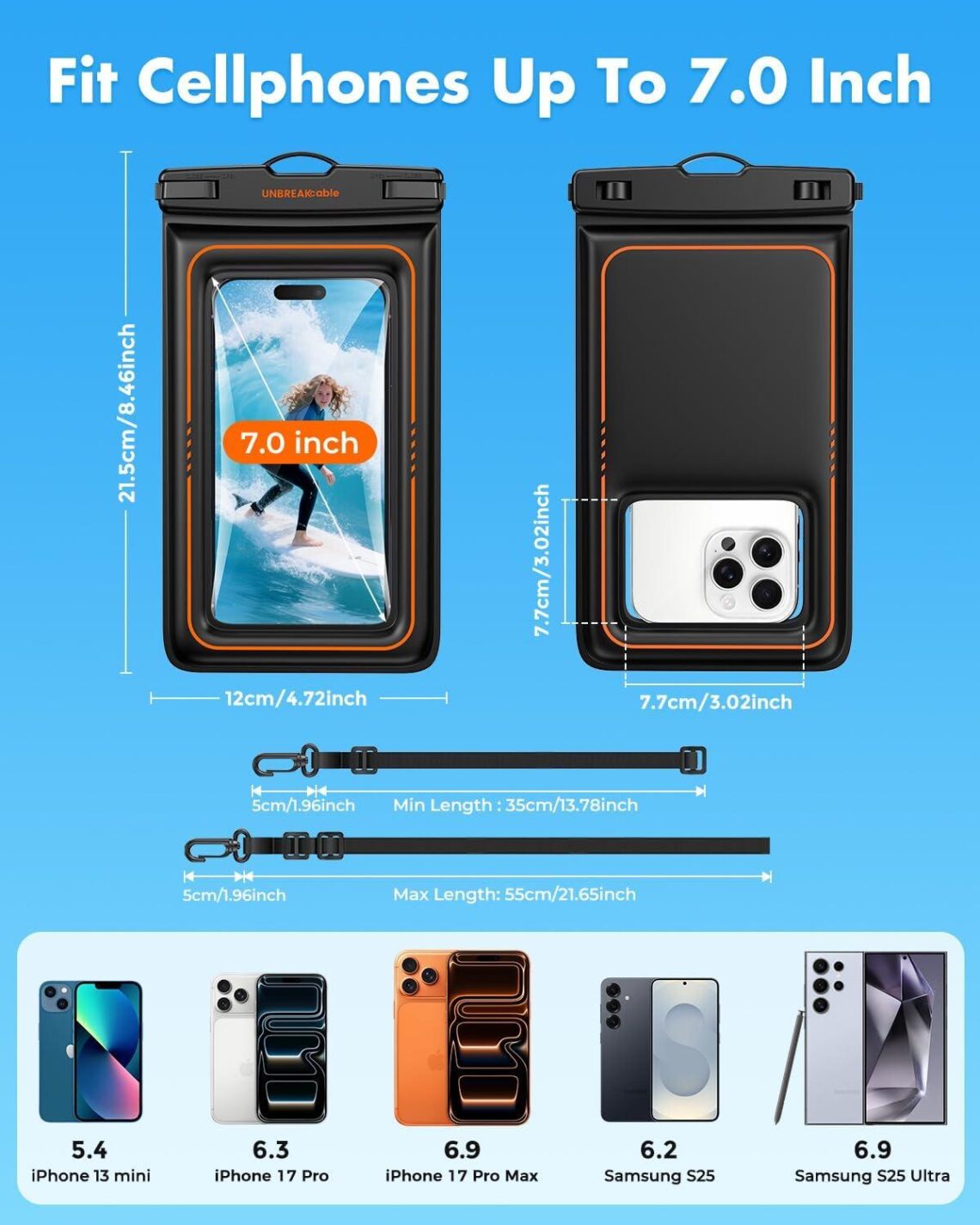 Best Travel Accessories – UNBREAKcable Floating Waterproof Phone Pouch 2 Pack Review