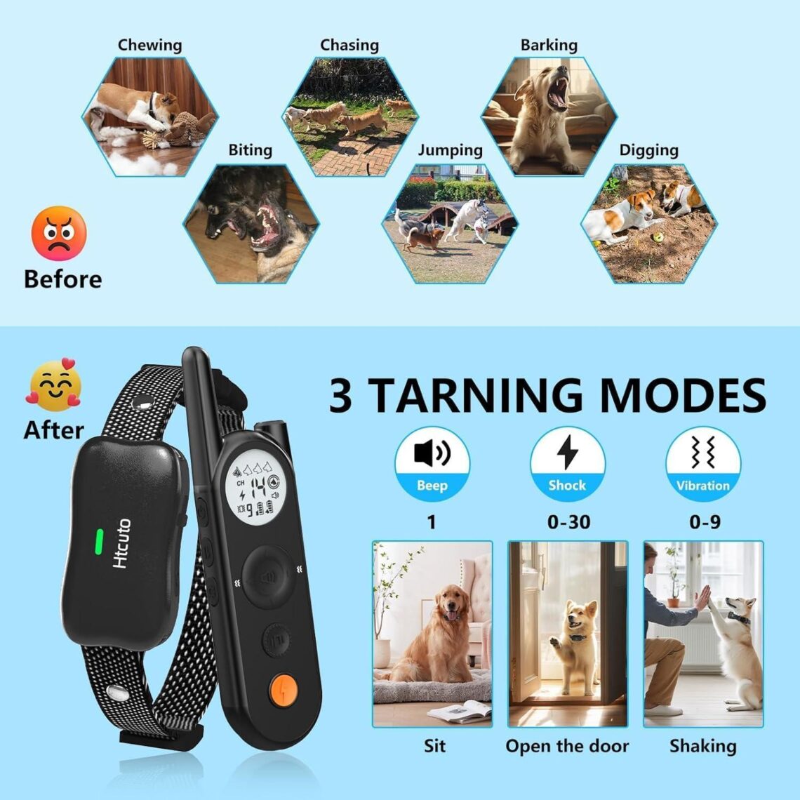 Best Wireless Dog Fence & Training Collar – Htcuto X3 Review