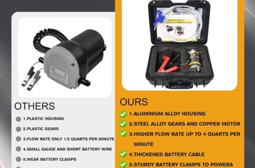 Best Oil Transfer Pump – Electric Oil Extractor Pump, 12/24V 100W Review