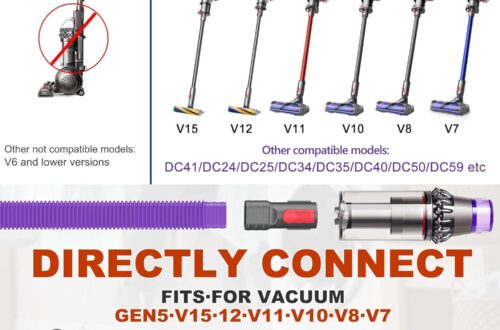 Best Dryer Vent Cleaner – Sealegend Vacuum Hose for Dyson V15 V12 V11 V10 V8 V7 Review