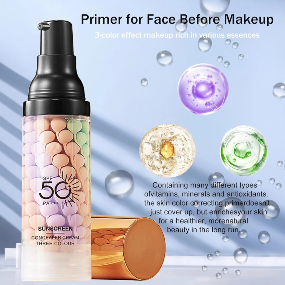 Best Face Primer – 3 In 1 Primer SPF 50, Color Corrector & Blurring Review