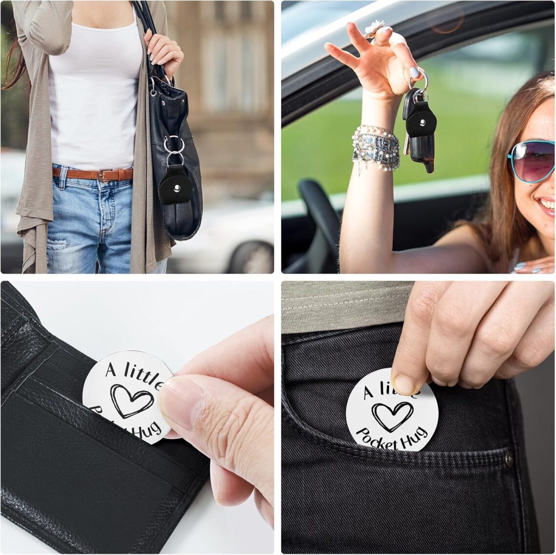 Best Couple Gift Accessory – Teniinet Pocket Hug Token Keychain for Men and Women Review