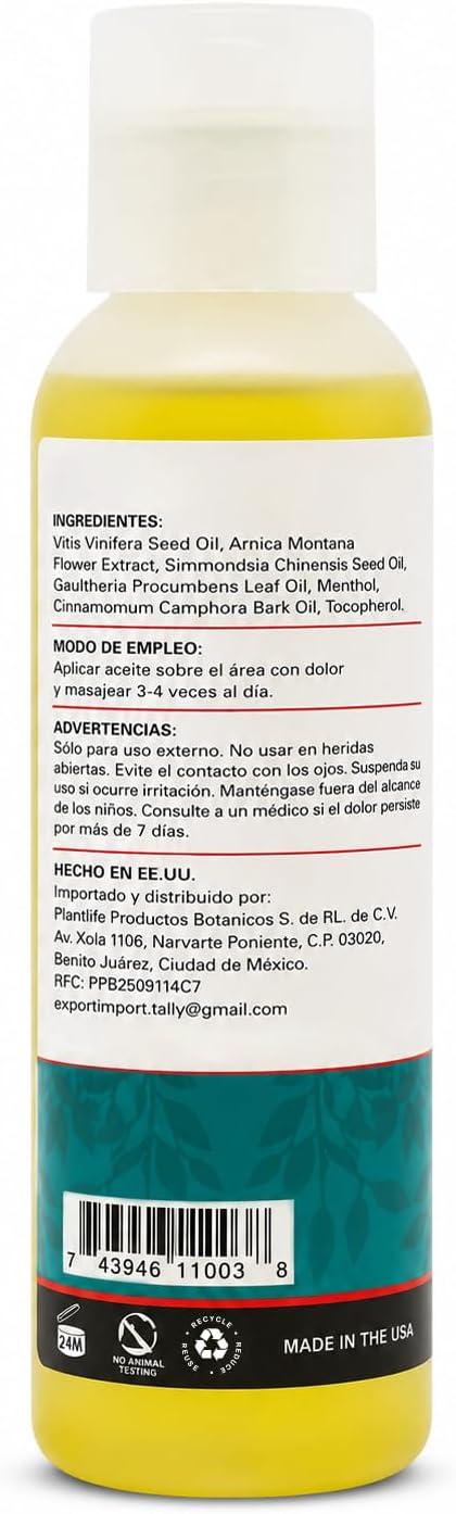 Best Pain Relief Oil – Plantlife Arnica Relieve Oil – Quick Natural Heal