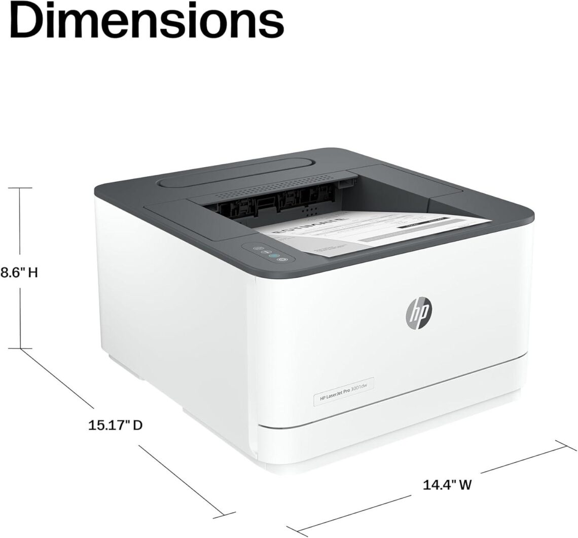 Best Office Printer – HP Laserjet Pro 3001dw Wireless Black & White (3G65OF) Review