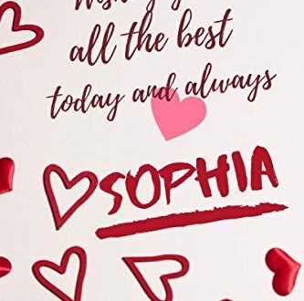 Best Notebook Gift – Wishing you all the best today and always sophia notebook gift: lined notebook, journal present, 100 pages, 6*9, soft cover, matte finish Happy birthday Review