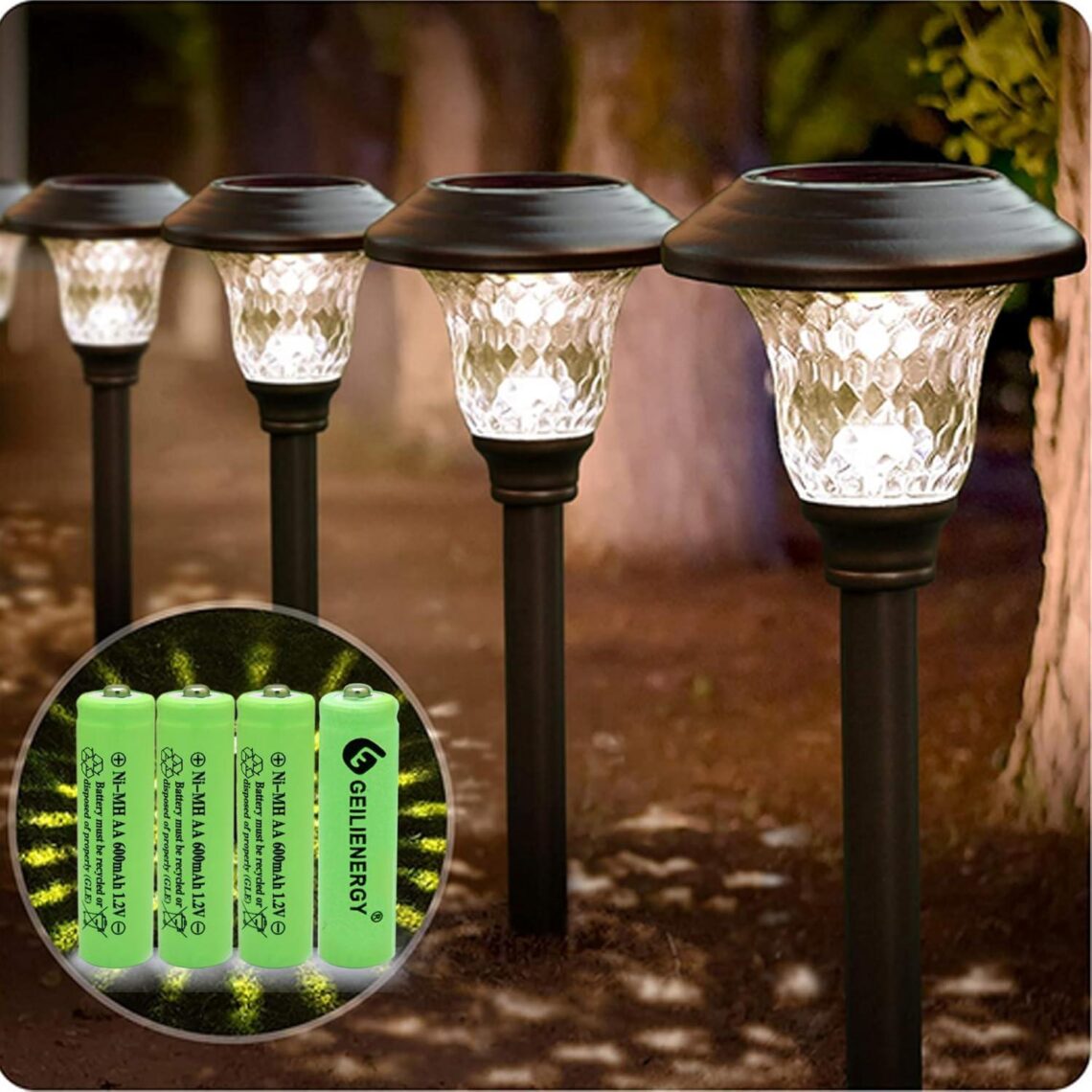 Best Rechargeable Batteries – Ni-MH AA 600mAh for Solar Lights Review