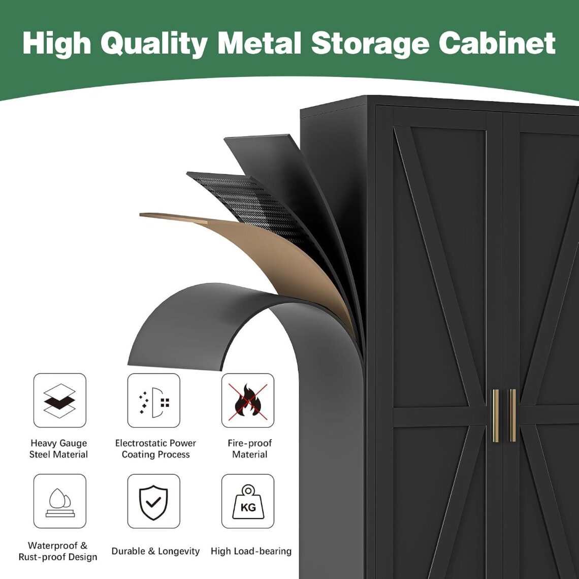 Best Kitchen Storage – Bevivog 71 Metal Pantry Cabinet Review