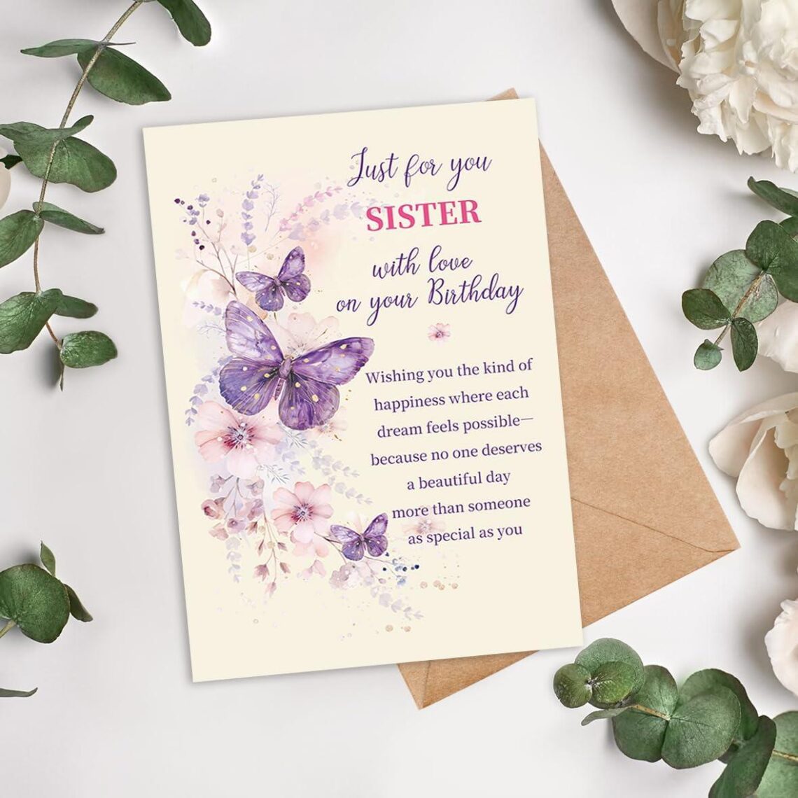 Best Sentimental Sister Birthday Card – Gift, Meaningful Greetings Review