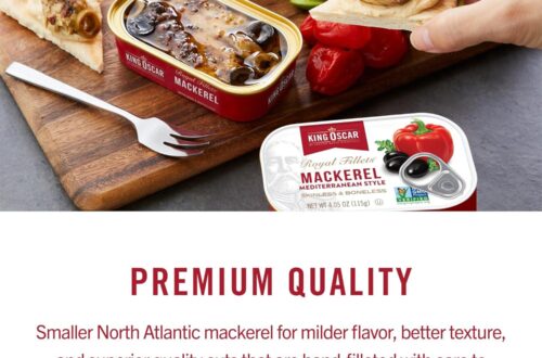 Best Canned Mackerel – King Oscar Skinless & Boneless Variety Pack Review