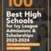 Best High School Rankings – 100 Best High Schools for Ivy League Admissions and Scholarships 2023-2024