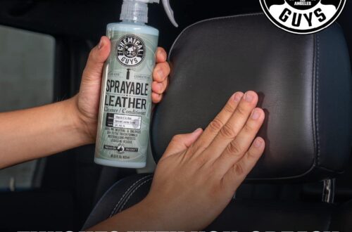 Best Leather Care Product – Chemical Guys Sprayable Leather Cleaner and Conditioner – Cleans, Conditions, and Protects Leather, Vinyl, Faux & More, Safe for Cars, Furniture & Apparel – 16 oz